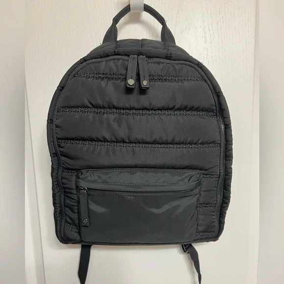 dl + activ Black Quilted Backpack - Picture 1 of 7